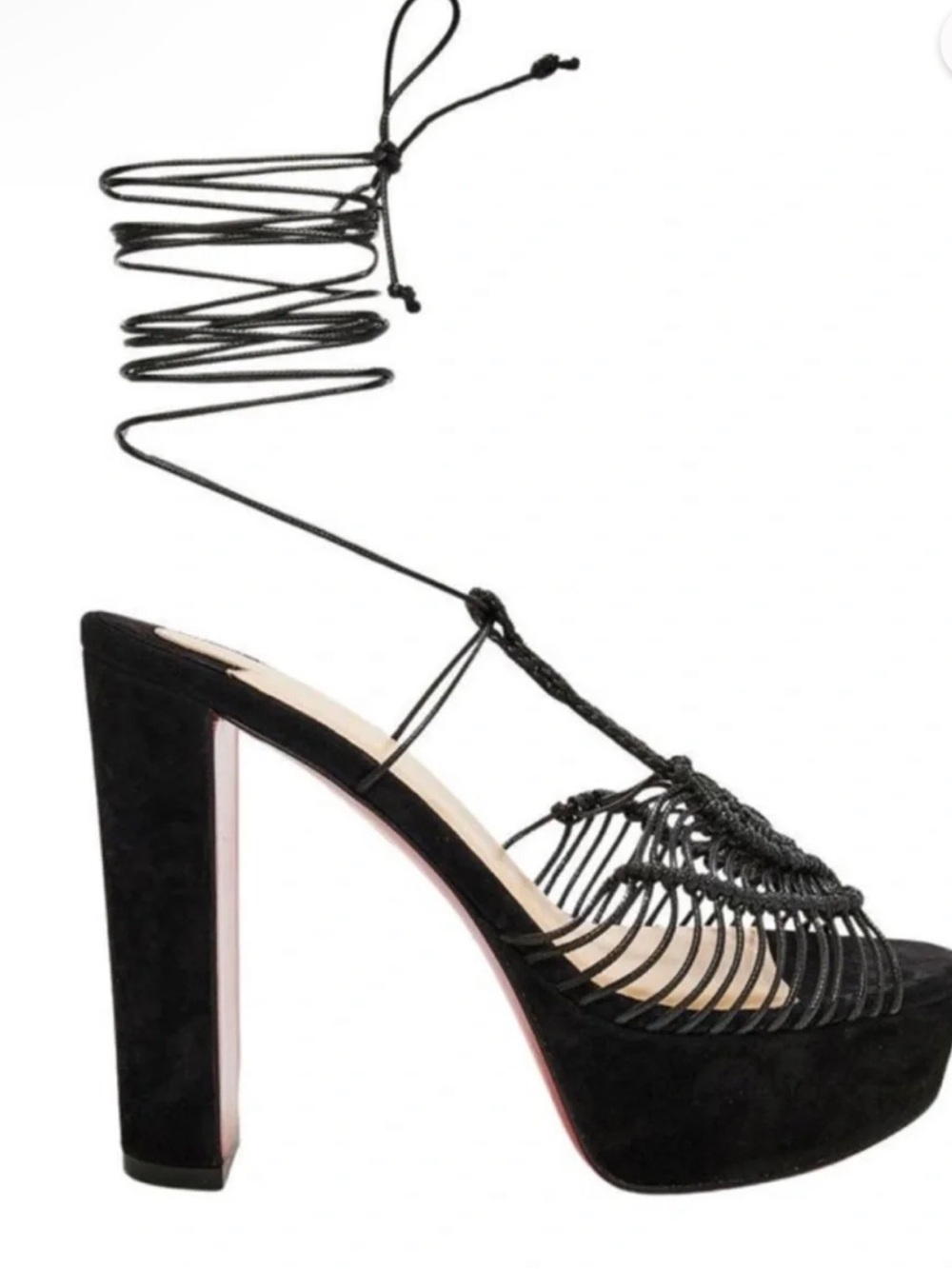 NWOT Christian Louboutin Janis Alta Platform Espadrilles